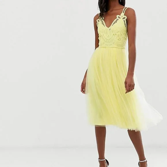 ASOS | Dresses | New Asos Design Tall Premium Lace Top Tulle Cami Midi Dress | Poshmark ASOS | Dresses | New Asos Design Tall Premium Lace Top Tulle Cami Midi Dress | Poshmark